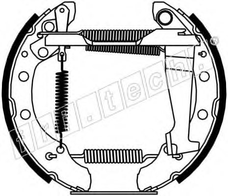 fri.tech. 16144 Brake Shoe Set